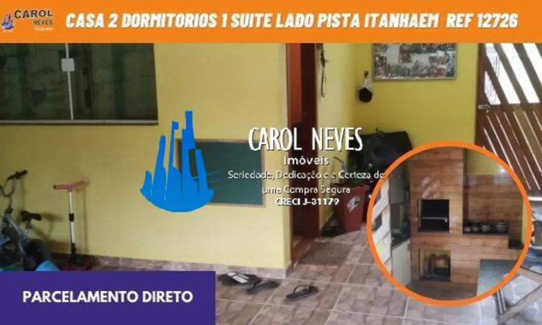 Foto 1 de Casa com 2 quartos à venda, 65m2 em Itanhaem - SP