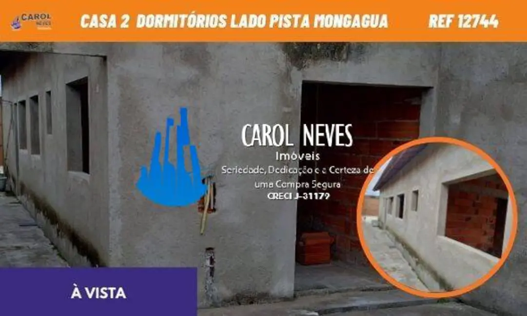 Foto 1 de Casa com 2 quartos à venda, 188m2 em Mongagua - SP