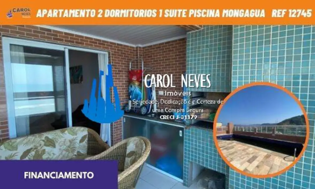 Foto 1 de Apartamento com 2 quartos à venda, 141m2 em Mongagua - SP