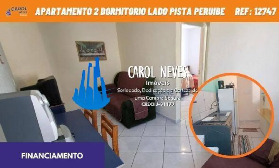 Foto 1 de Apartamento com 2 quartos à venda, 45m2 em Peruibe - SP