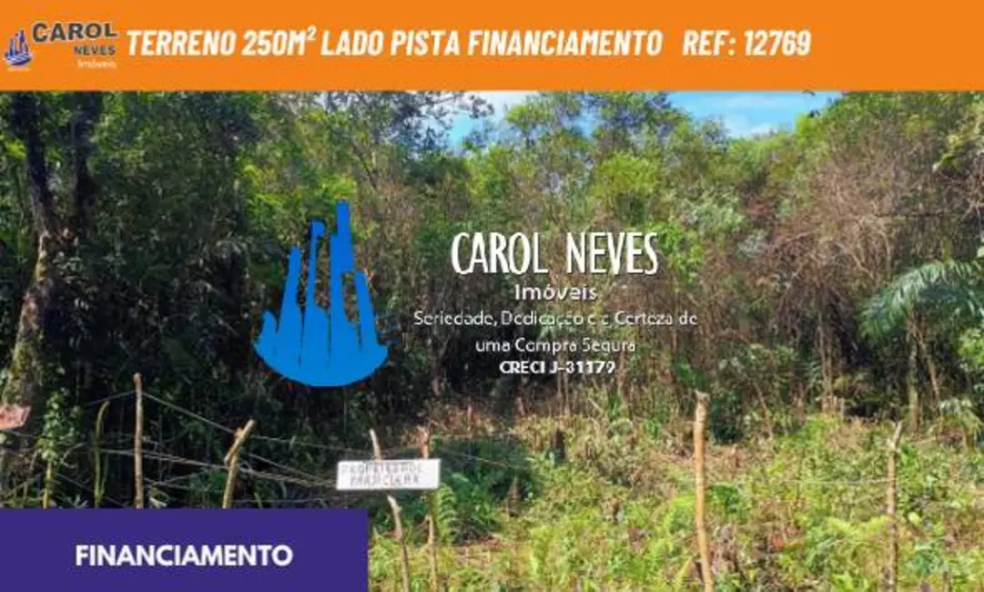 Foto 1 de Terreno / Lote à venda, 250m2 em Itanhaem - SP