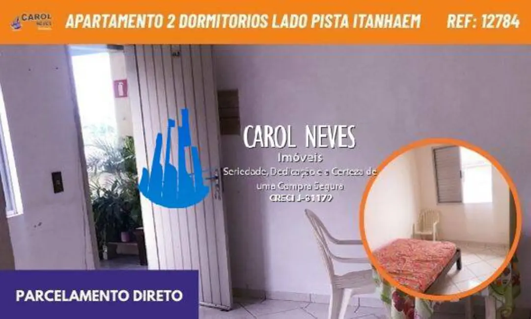 Foto 1 de Apartamento com 2 quartos à venda, 50m2 em Itanhaem - SP