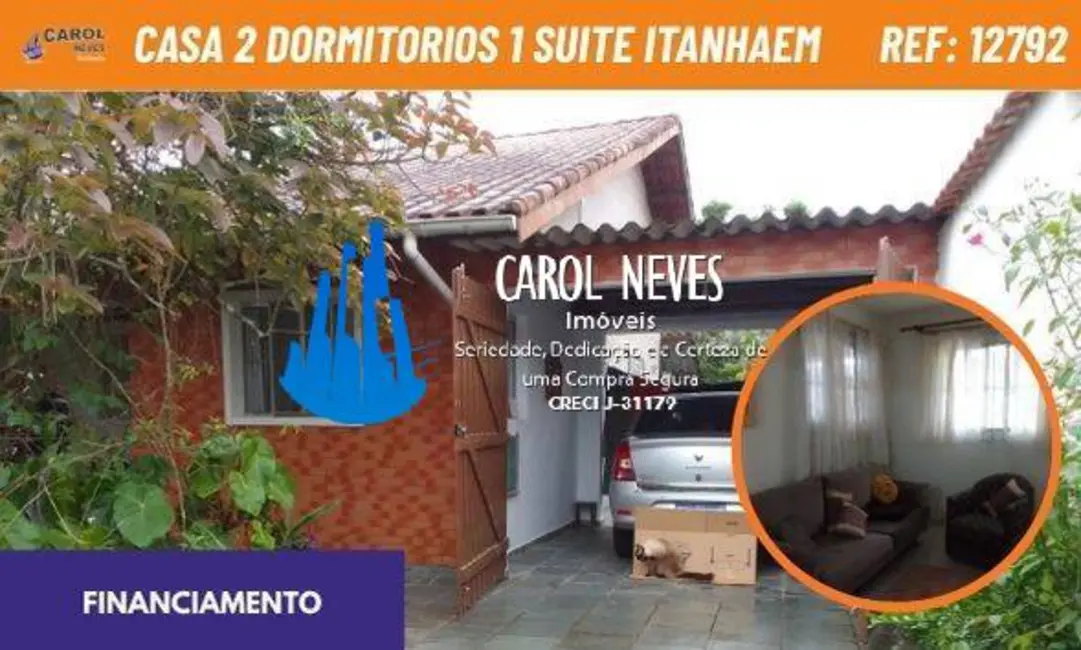 Foto 1 de Casa com 2 quartos à venda, 94m2 em Itanhaem - SP