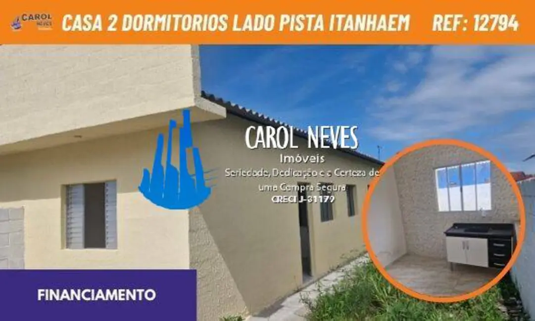 Foto 1 de Casa com 2 quartos à venda, 132m2 em Itanhaem - SP