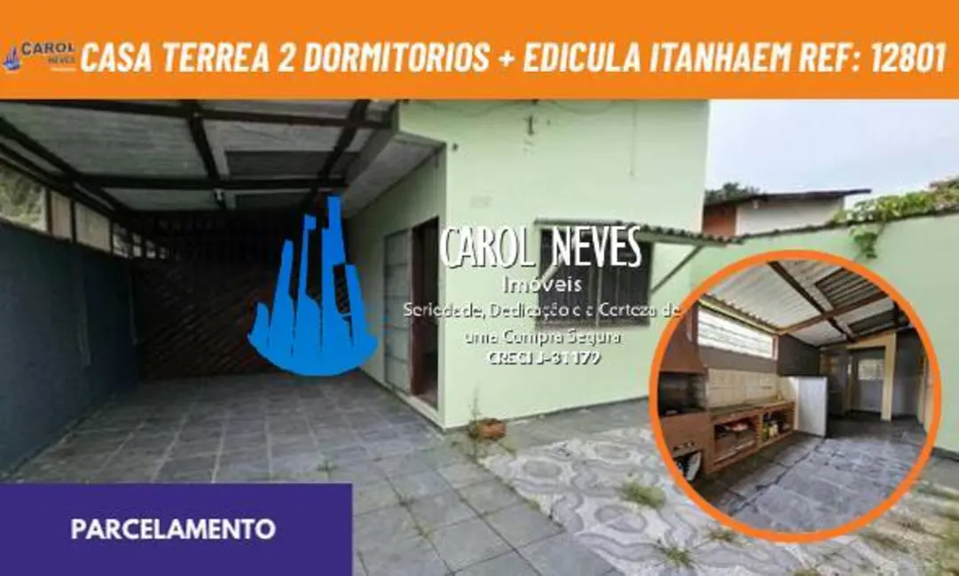 Foto 1 de Casa com 3 quartos à venda, 74m2 em Itanhaem - SP