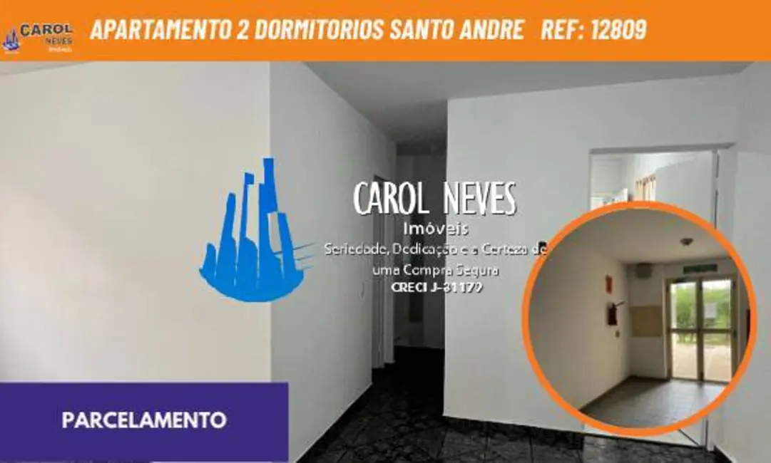 Apartamento com 2 quartos à venda, 53m2 em Santo Andre - SP - imagem 1 Foto 1 de Apartamento com 2 quartos à venda, 53m2 em Santo Andre - SP