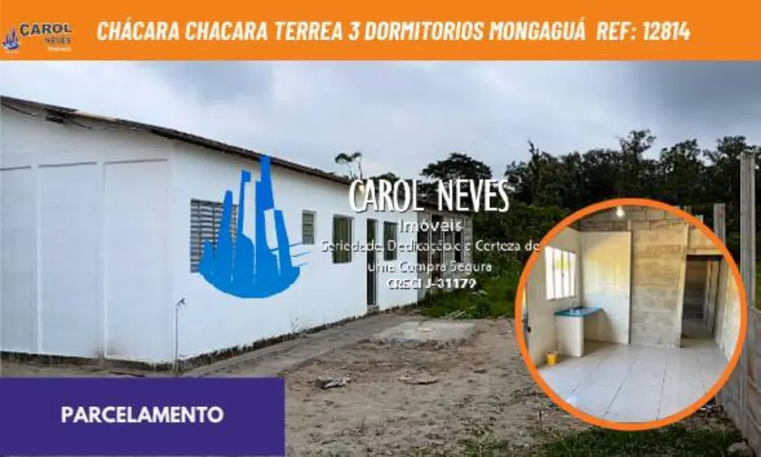 Foto 1 de Chácara com 3 quartos à venda, 60m2 em Agenor de Campos, Mongagua - SP
