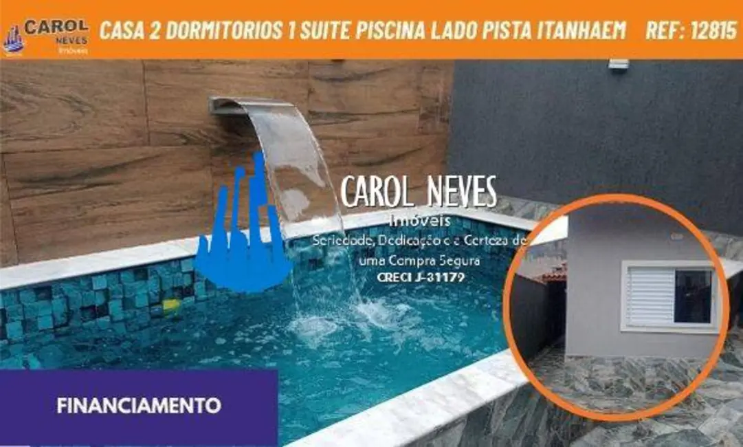 Foto 1 de Casa com 2 quartos à venda em Itanhaem - SP