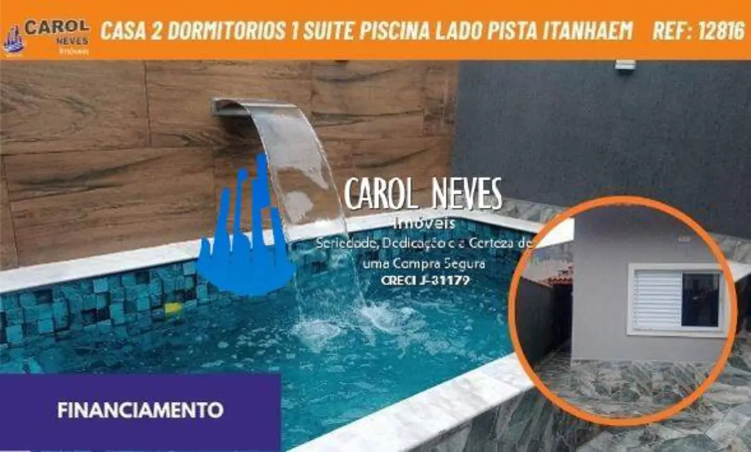 Foto 1 de Casa com 2 quartos à venda em Itanhaem - SP