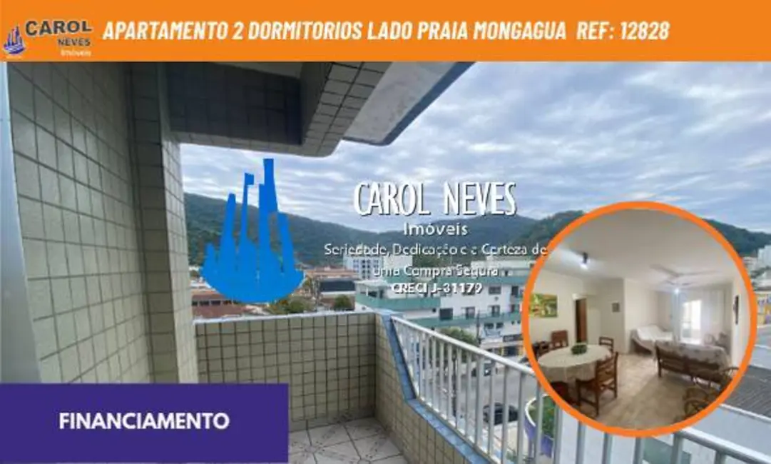 Foto 1 de Apartamento com 2 quartos à venda, 97m2 em Centro, Mongagua - SP