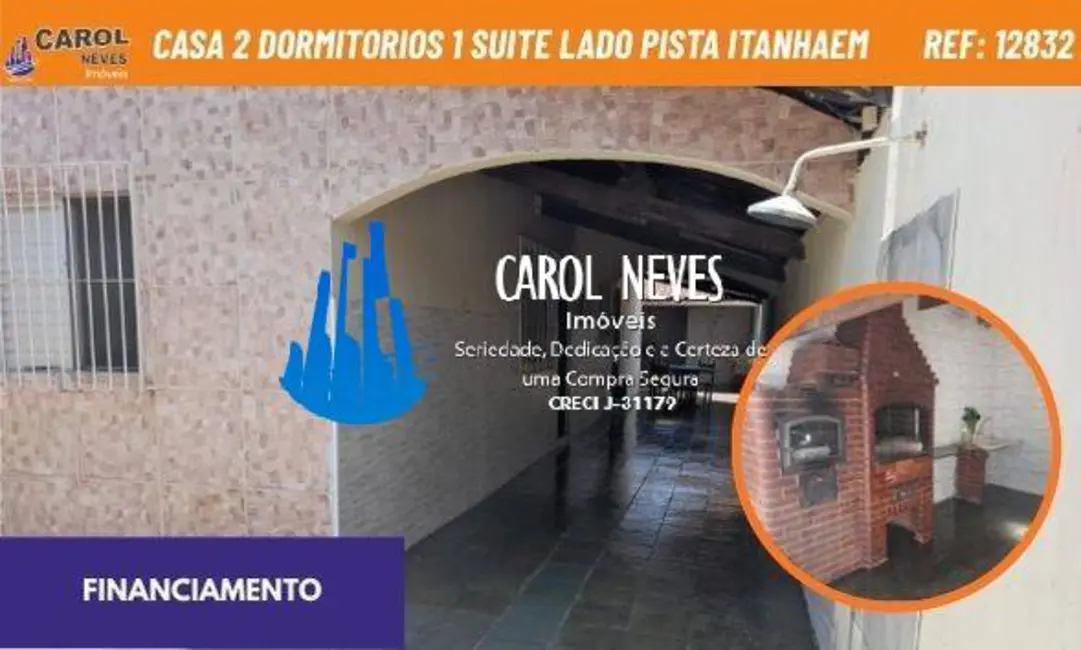 Foto 1 de Casa com 2 quartos à venda, 49m2 em Itanhaem - SP