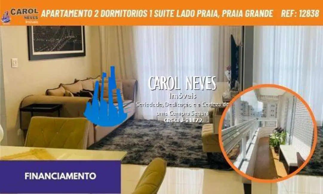 Foto 1 de Apartamento com 2 quartos à venda, 97m2 em Tupi, Praia Grande - SP