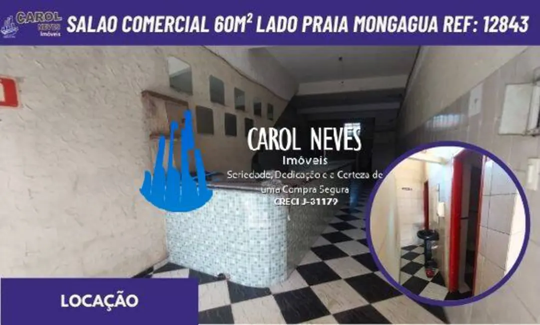 Sala Comercial para alugar, 60m2 em Agenor de Campos, Mongagua - SP - imagem 1 Foto 1 de Sala Comercial para alugar, 60m2 em Agenor de Campos, Mongagua - SP