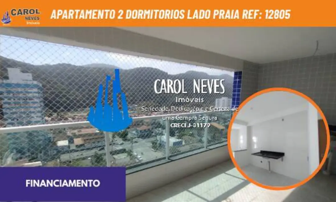 Foto 1 de Apartamento com 2 quartos à venda, 78m2 em Centro, Mongagua - SP