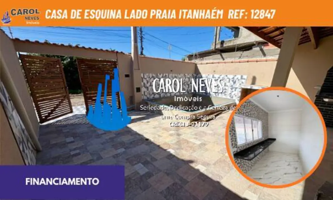 Foto 1 de Casa com 2 quartos à venda, 60m2 em Itanhaem - SP