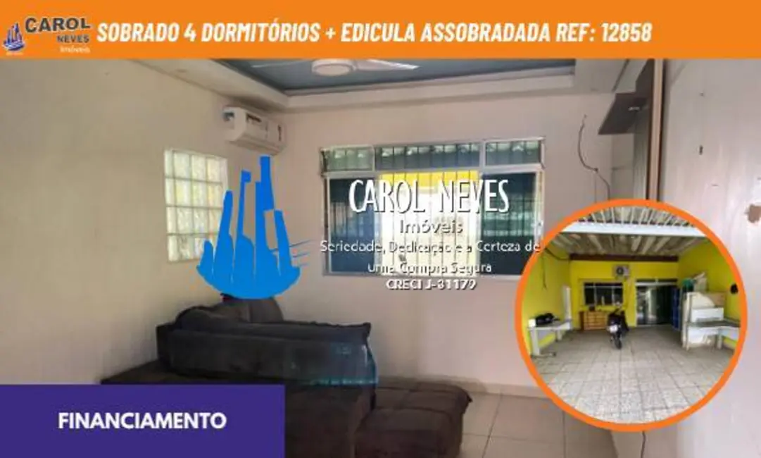 Foto 1 de Casa com 4 quartos à venda em Itanhaem - SP