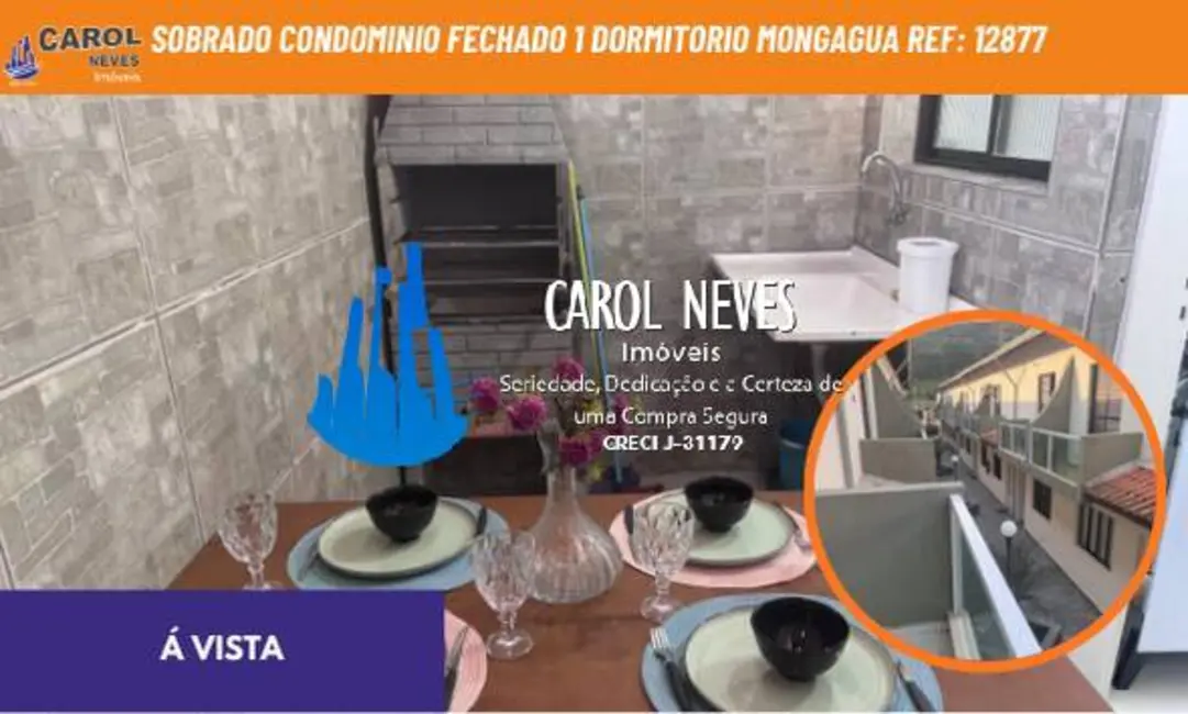 Foto 1 de Casa com 1 quarto à venda, 58m2 em Centro, Mongagua - SP