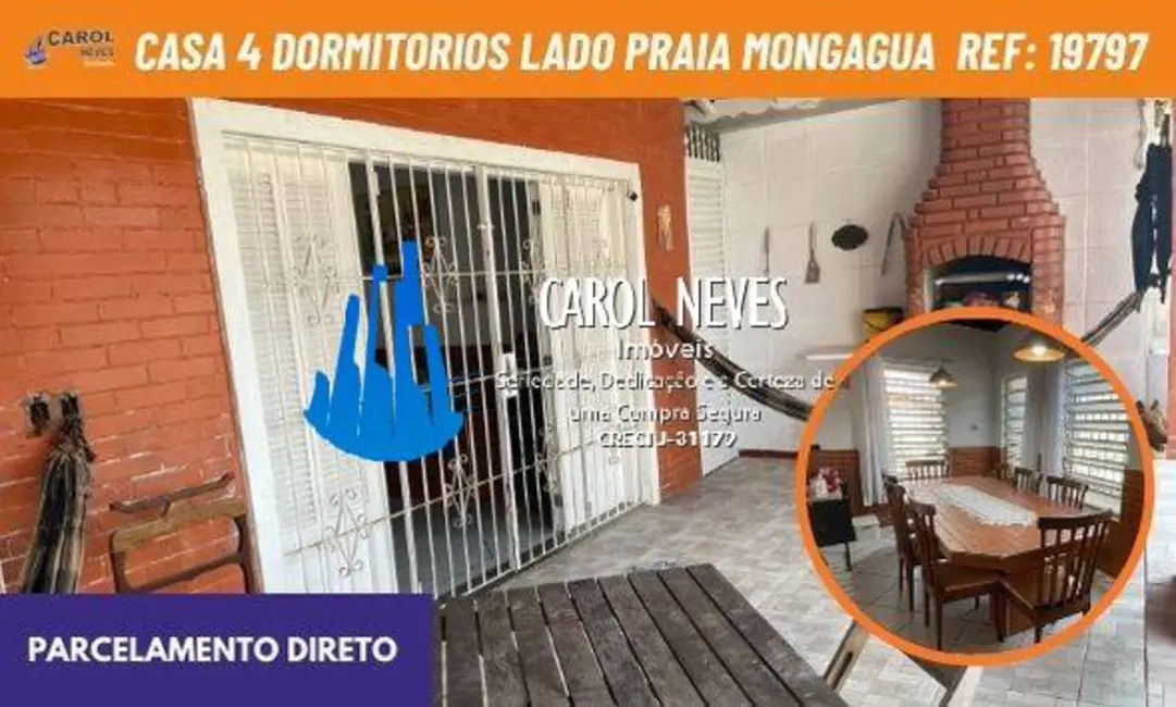 Casa com 4 quartos à venda e para alugar, 137m2 em Mongagua - SP - imagem 1 Foto 1 de Casa com 4 quartos à venda e para alugar, 137m2 em Mongagua - SP