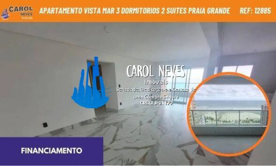 Apartamento com 3 quartos à venda, 126m2 em Aviação, Praia Grande - SP - imagem 1 Foto 1 de Apartamento com 3 quartos à venda, 126m2 em Aviação, Praia Grande - SP