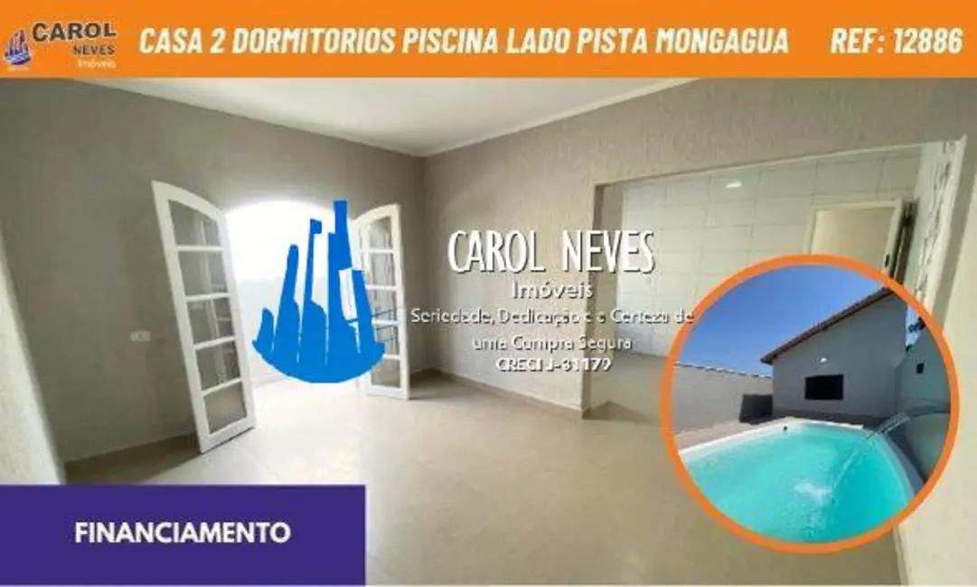 Foto 1 de Casa com 2 quartos à venda, 100m2 em Mongagua - SP