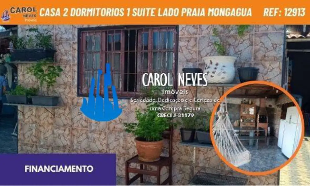 Foto 1 de Casa com 2 quartos à venda em Mongagua - SP