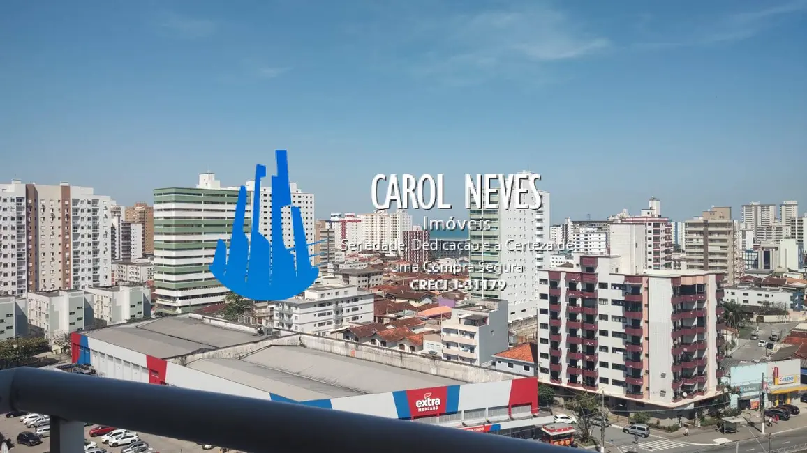 Foto 3 de Apartamento com 1 quarto à venda, 40m2 em Ocian, Praia Grande - SP