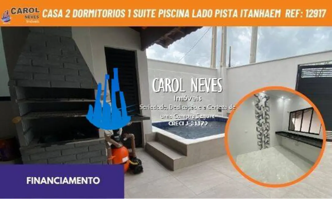 Foto 1 de Casa com 2 quartos à venda em Itanhaem - SP