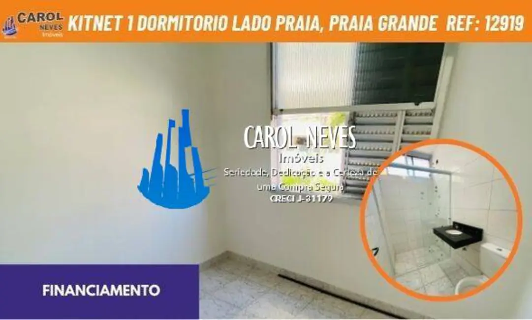 Kitnet com 1 quarto à venda, 35m2 em Ocian, Praia Grande - SP - imagem 1 Foto 1 de Kitnet com 1 quarto à venda, 35m2 em Ocian, Praia Grande - SP