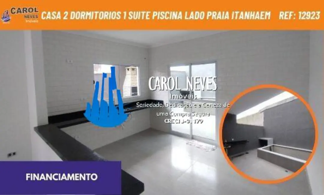 Foto 1 de Casa com 2 quartos à venda, 69m2 em Itanhaem - SP