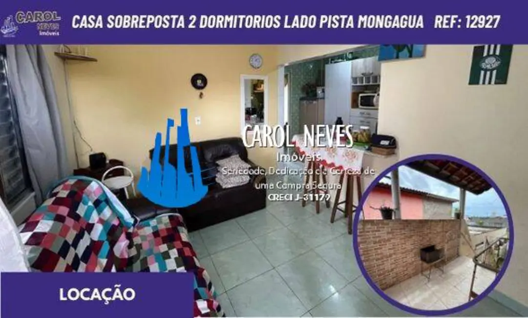 Casa com 2 quartos para alugar em Mongagua - SP - imagem 1 Foto 1 de Casa com 2 quartos para alugar em Mongagua - SP