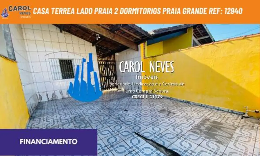 Foto 1 de Casa com 2 quartos à venda, 82m2 em Caiçara, Praia Grande - SP