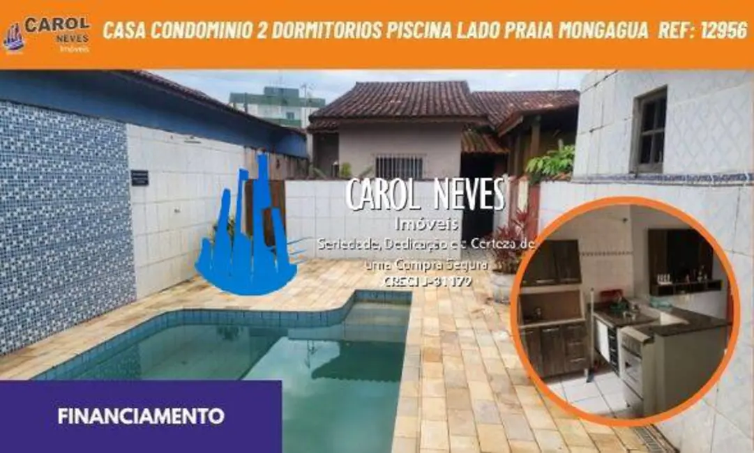 Foto 1 de Casa de Condomínio com 2 quartos à venda, 51m2 em Mongagua - SP