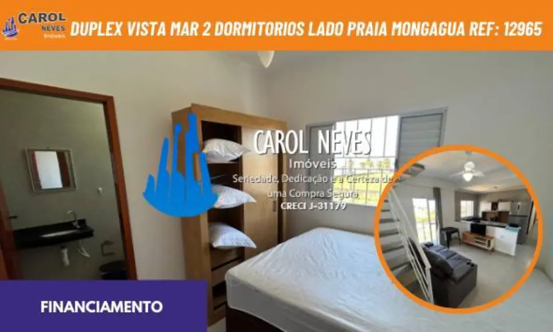Foto 1 de Apartamento com 2 quartos à venda, 115m2 em Mongagua - SP