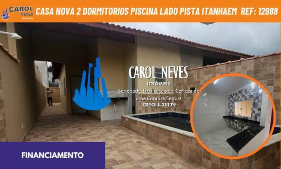Foto 1 de Casa com 2 quartos à venda, 71m2 em Itanhaem - SP