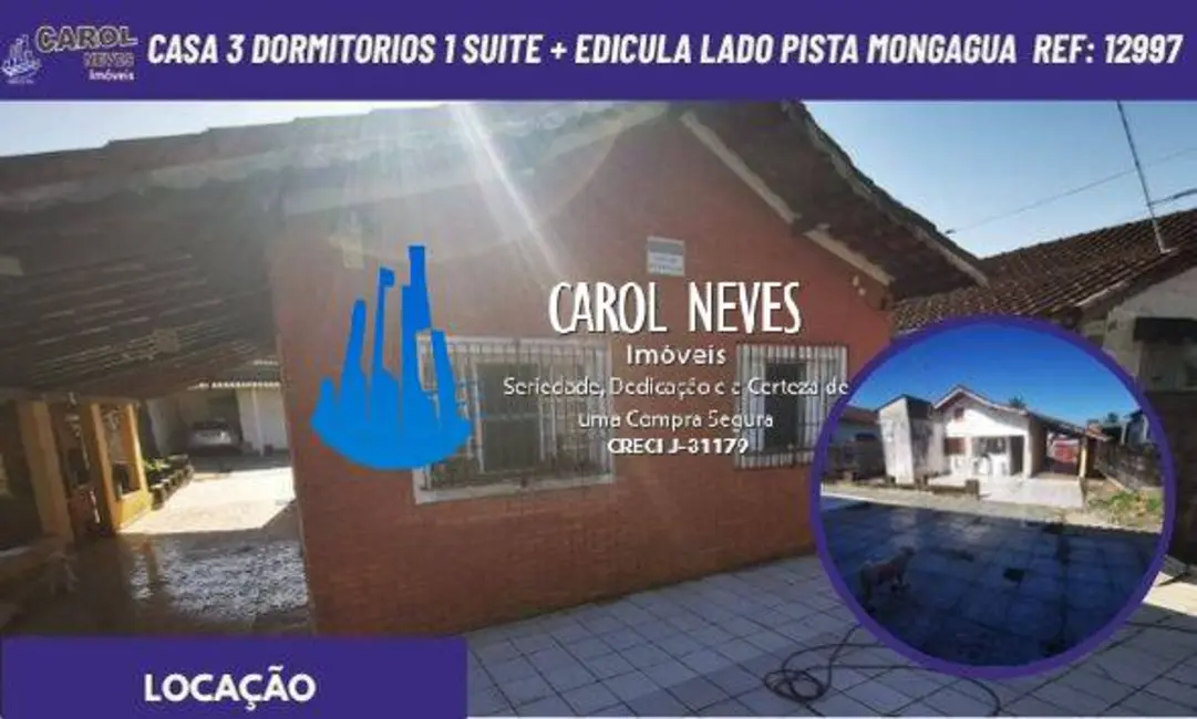 Foto 1 de Casa com 2 quartos para alugar, 140m2 em Mongagua - SP