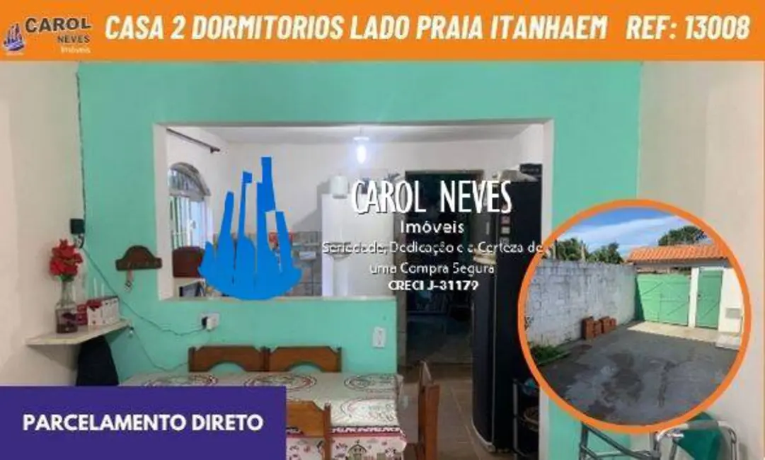 Foto 1 de Casa com 2 quartos à venda, 130m2 em Itanhaem - SP