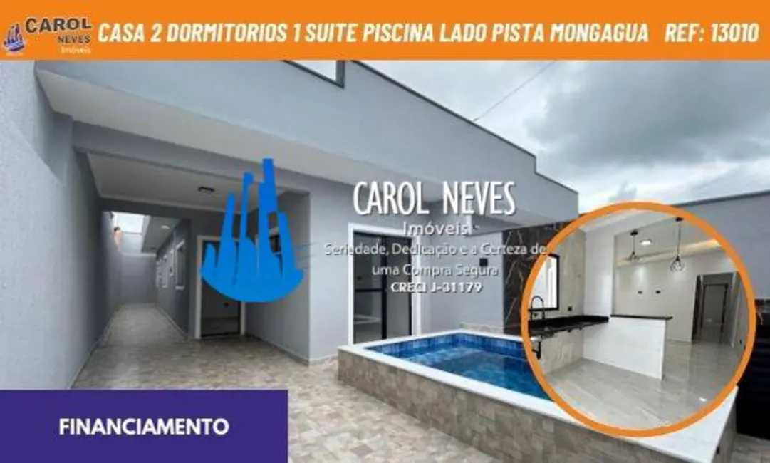 Foto 1 de Casa com 2 quartos à venda, 69m2 em Mongagua - SP