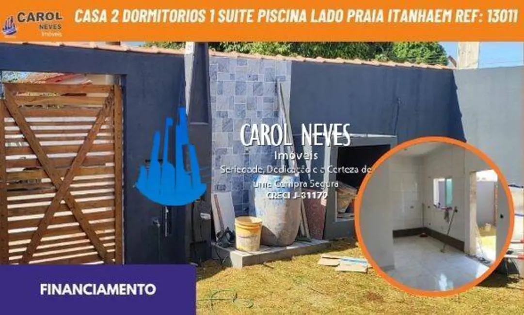 Foto 1 de Casa com 2 quartos à venda, 79m2 em Itanhaem - SP
