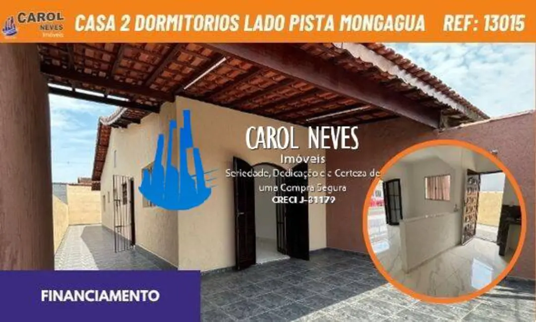Foto 1 de Casa com 2 quartos à venda, 80m2 em Mongagua - SP