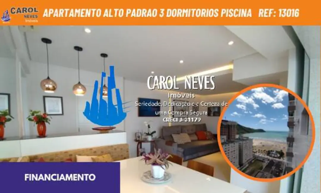 Apartamento com 3 quartos à venda, 130m2 em Canto do Forte, Praia Grande - SP - imagem 1 Foto 1 de Apartamento com 3 quartos à venda, 130m2 em Canto do Forte, Praia Grande - SP