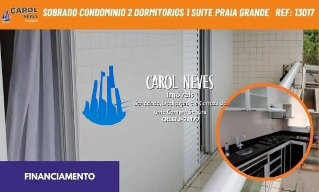 Foto 1 de Sobrado com 2 quartos à venda, 53m2 em Princesa, Praia Grande - SP