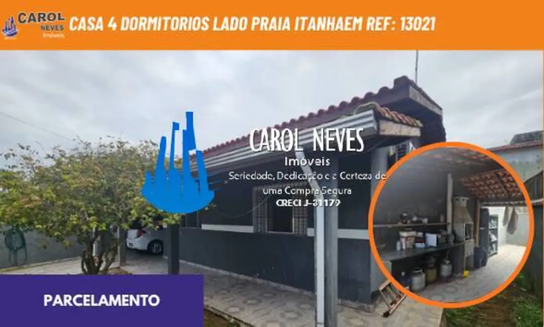 Foto 1 de Casa com 4 quartos à venda em Itanhaem - SP