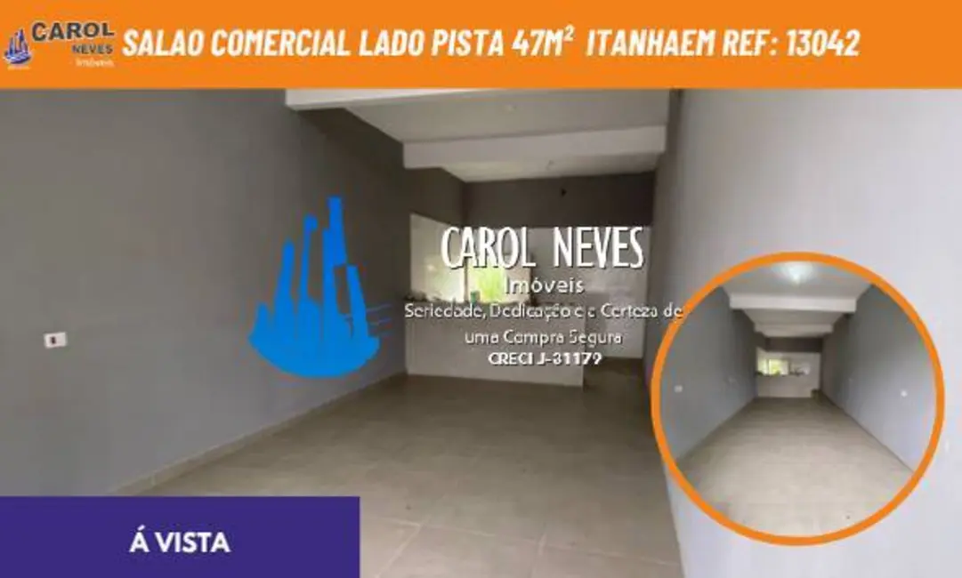 Foto 1 de Sala Comercial à venda, 47m2 em Itanhaem - SP