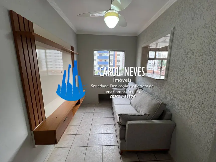 Foto 3 de Apartamento com 1 quarto à venda, 41m2 em Tupi, Praia Grande - SP