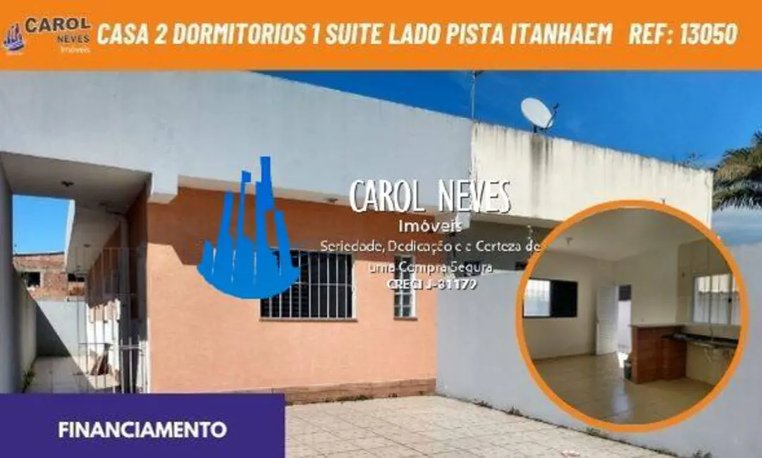 Foto 1 de Casa com 2 quartos à venda, 67m2 em Itanhaem - SP