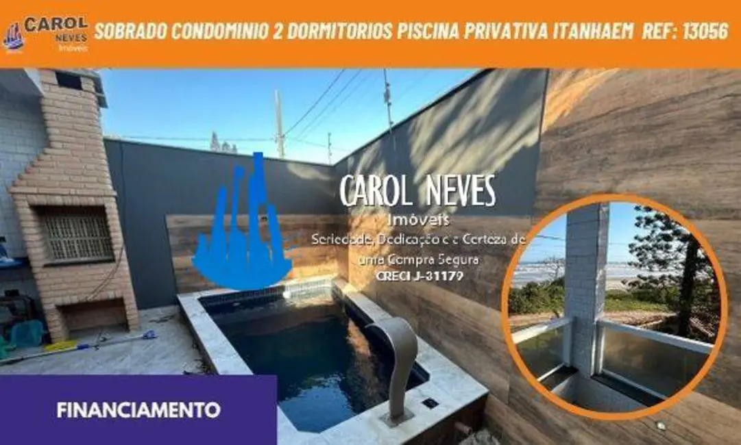 Casa de Condomínio com 2 quartos à venda, 80m2 em Itanhaem - SP - imagem 1 Foto 1 de Casa de Condomínio com 2 quartos à venda, 80m2 em Itanhaem - SP