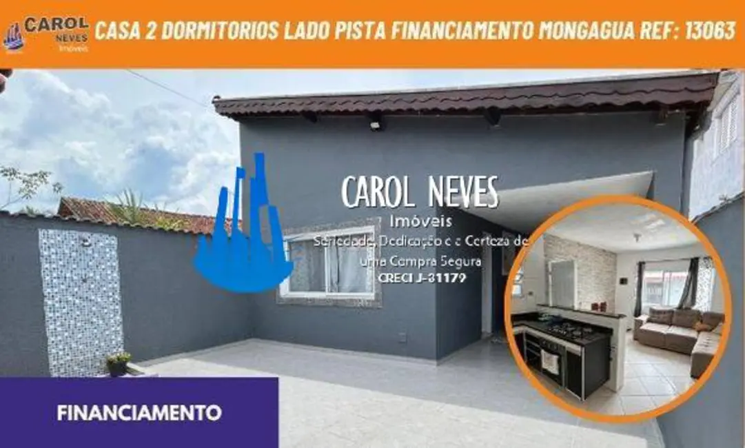 Foto 1 de Casa com 2 quartos à venda, 83m2 em Mongagua - SP