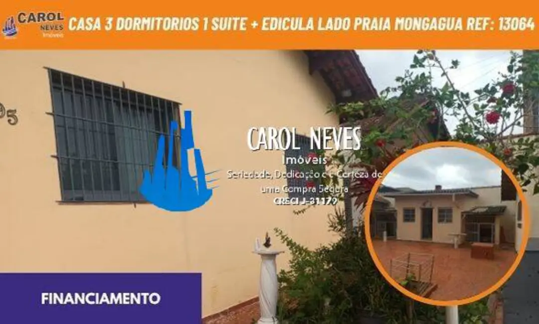 Foto 1 de Casa com 4 quartos à venda, 176m2 em Mongagua - SP