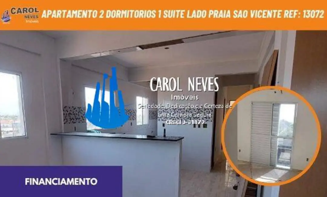 Foto 1 de Apartamento com 2 quartos à venda, 50m2 em Parque São Vicente, Sao Vicente - SP