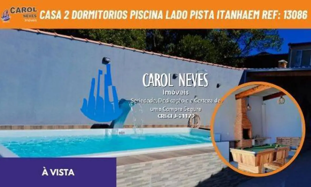 Foto 1 de Casa à venda, 96m2 em Itanhaem - SP